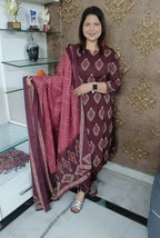 Pure Cotton Three‑Piece Suit Set