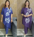 Sequenced Poncho Two-Piece Dress