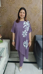 Sequenced Poncho Two-Piece Dress